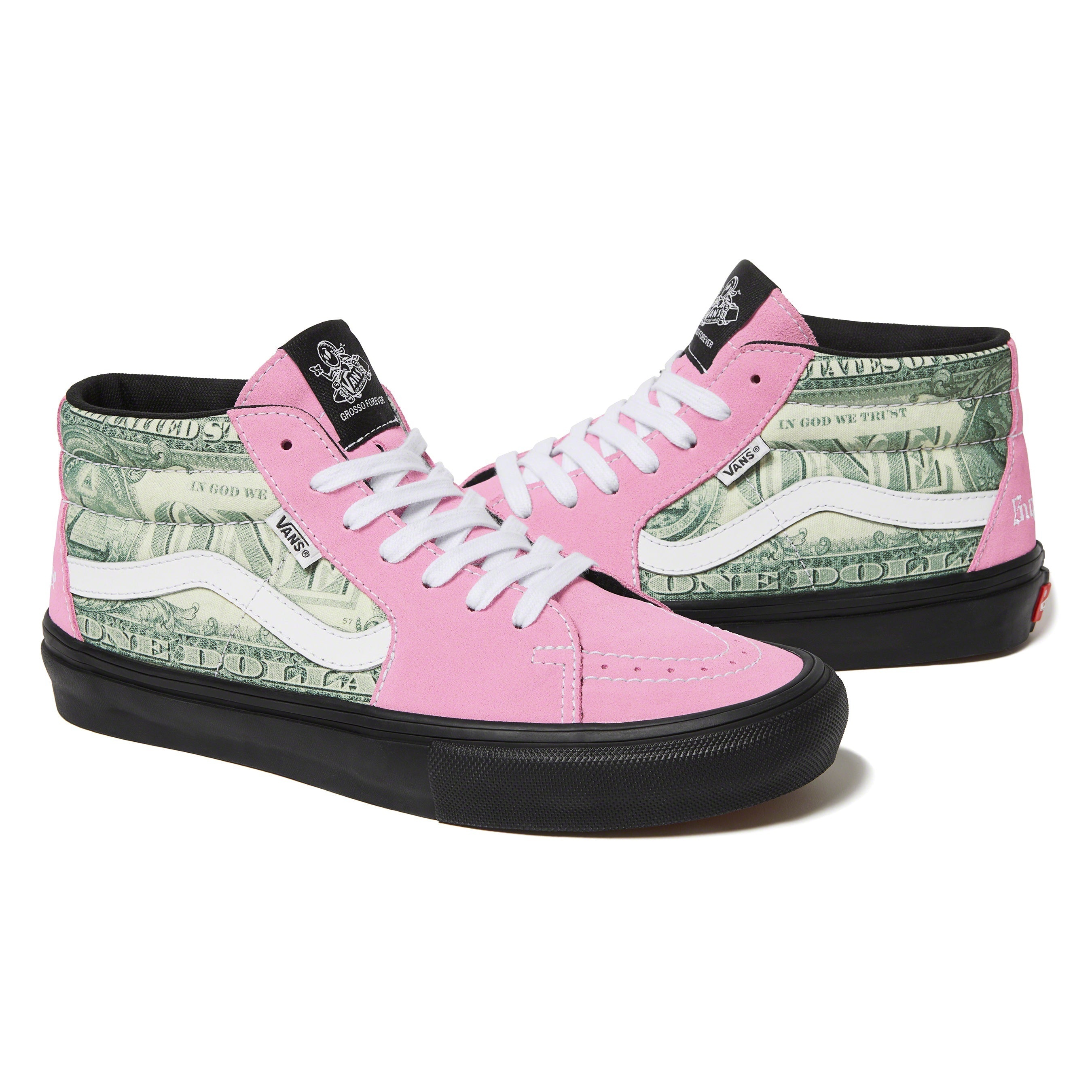 Supreme®/ Vans® Dollar Skate Grosso Mid view 4